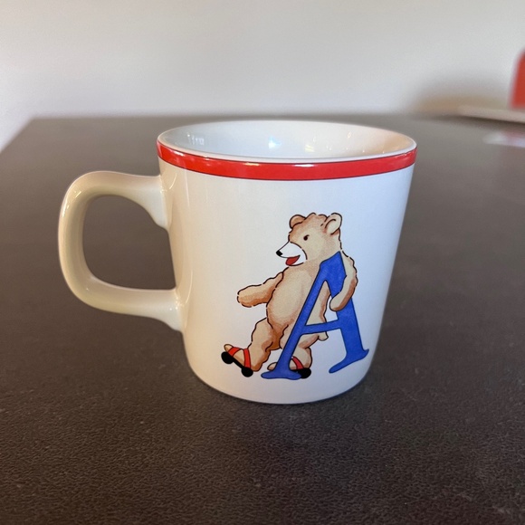 Tiffany Alphabet Bears Child's plate and cup set - perfect condition, never used - Picture 4 of 6